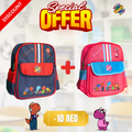 Diggy Kids Small Backpack Bundle Deal - Red & Blue and Light Pink