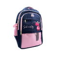 Pink & Blue Diggy Dinos Designed Backpack for Girls