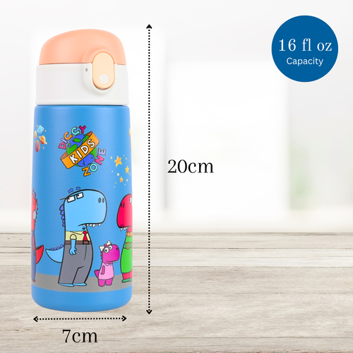 Diggy Kids Insulated Blue Bottle + Jar Bundle Deal