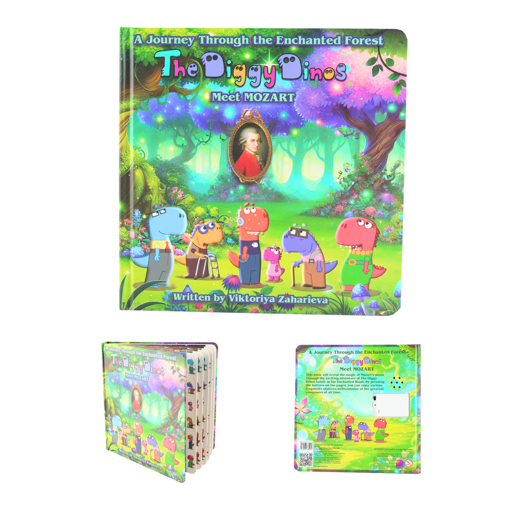 The Diggy Dinos Music Book + The Diggy Dinos 3 in 1 Puzzle Bundle Deal