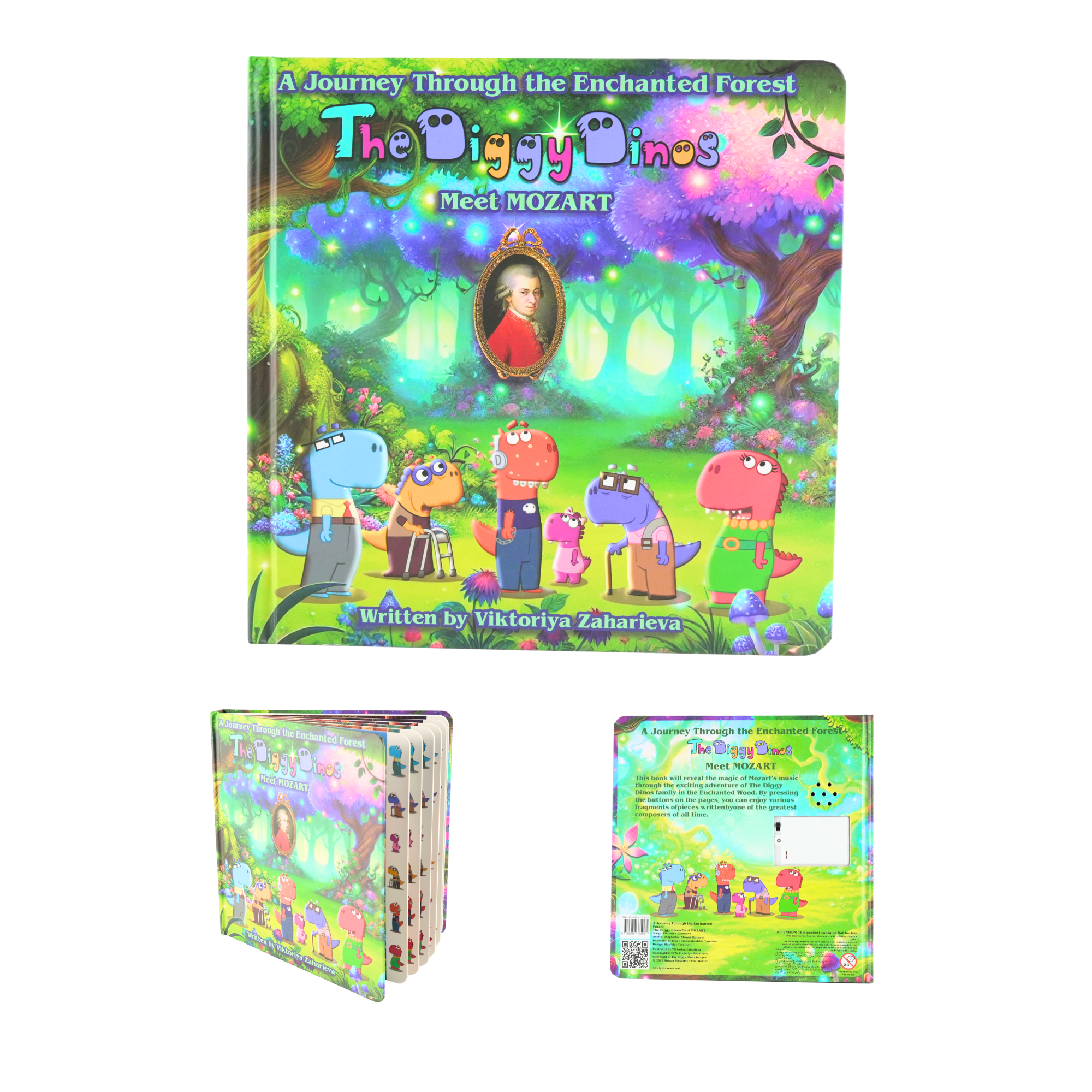 The Diggy Dinos Music Book + The Diggy Dinos 3 in 1 Puzzle Bundle Deal