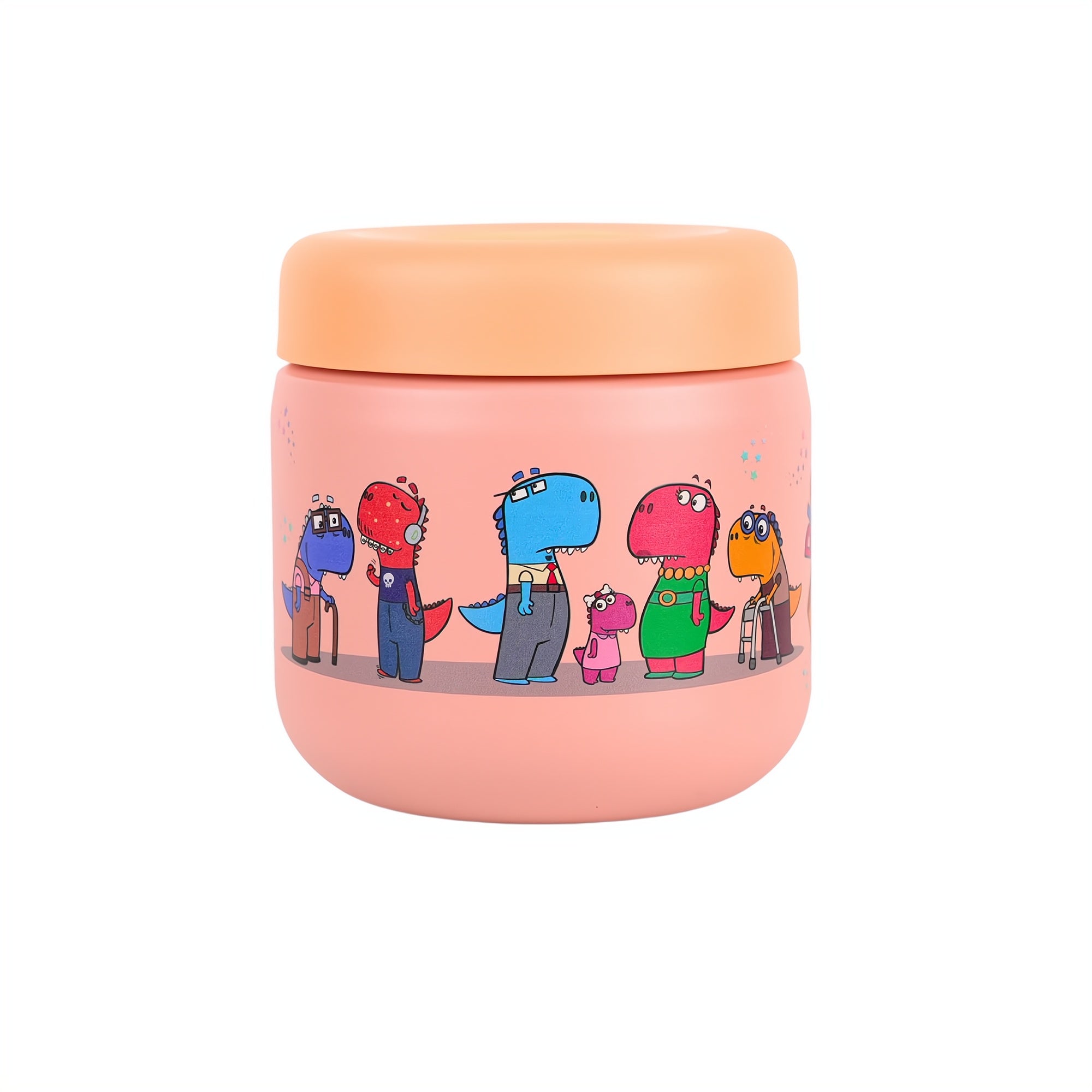 Diggy Kids Zone Insulagted Food Jar – 12 oz Pink